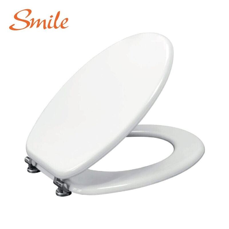 SMILE - SEDILE UNIVERSALE BIANCO IN LEGNO RIVESTITO CON CHIUSURA RALLENTATA SOFT CLOSE