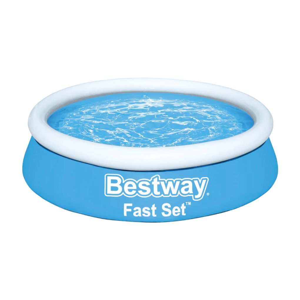 BESTWAY - PISCINA FAST SET GONFIABILE ROTONDA 244X61 CM. CAPACITA' 1.880 L 57448