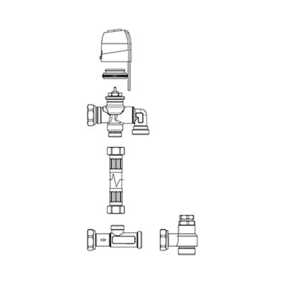 INNOVA - GRUPPO VALVOLA 3 VIE PER VENTILCONVETTORE FILOMURO SLW XL V30718II INNOVA - GRUPPO VALVOLA 3 VIE PER VENTILCONVETTORE FILOMURO SLW XL V30718II