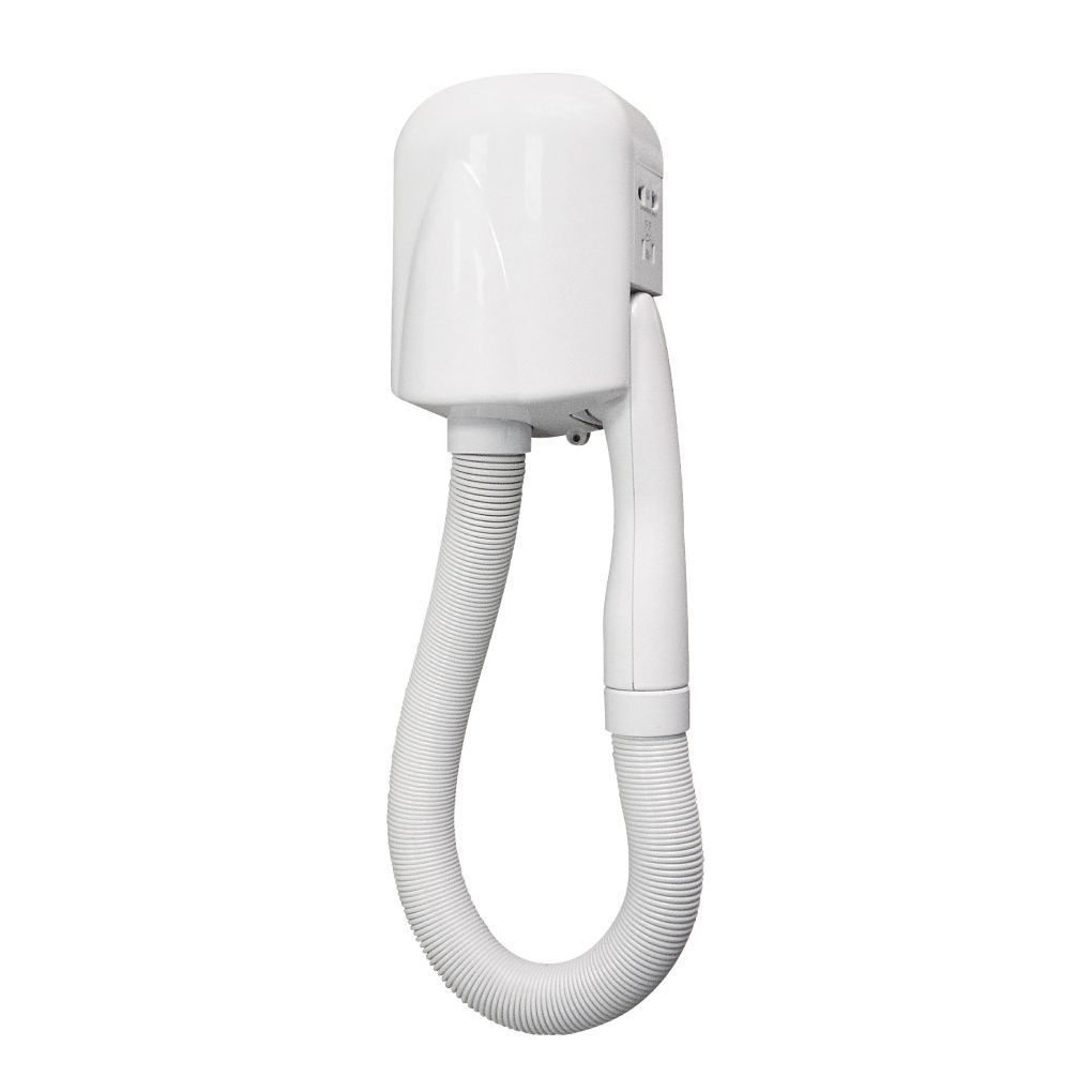 VAMA - TINY PHON A TUBO ASCIUGACAPELLI ELETTRICO BIANCO PER HOTEL E B&B 2-TINY