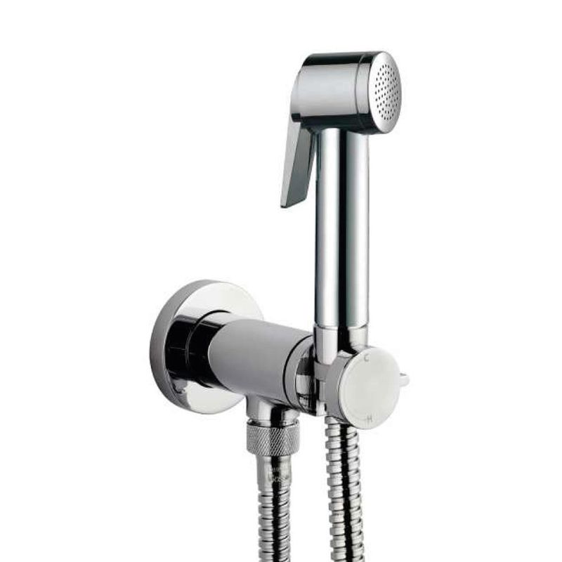 BOSSINI - PALOMA E37011 KIT MISCELATORE PROGRESSIVO CON DOCCIA A PULSANTE ABS E FLESSIBILE 125 CM. E37011B00030015