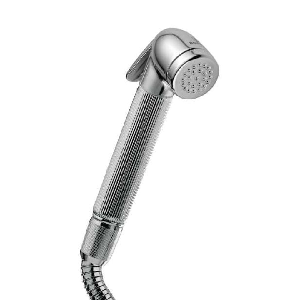 BOSSINI - B00650 NIKITA Ø 34,5 MM. DOCCIA IGIENICA A PULSANTE PER WC IN OTTONE CROMATO B00650000030005
