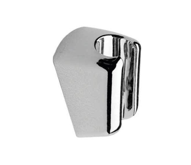 BOSSINI - C04000 SUPPORTO DOCCIA GANCIO FISSO PER DUPLEX BIANCO IN ABS C04000000013001