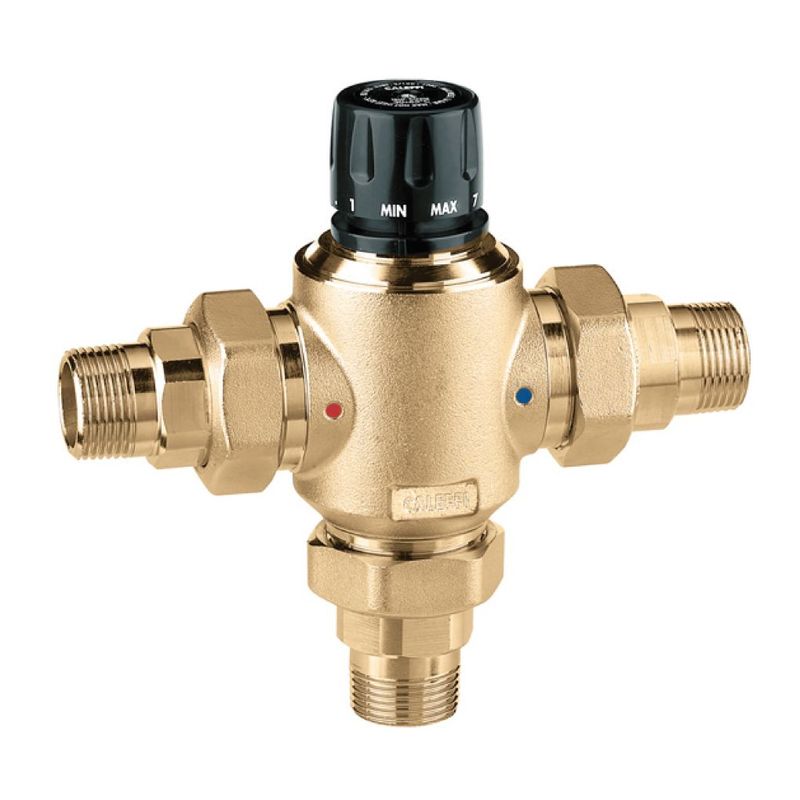 CALEFFI - ​5230 MISCELATORE TERMOSTATICO 1"1/2 REGOLABILE CON CARTUCCIA INTERCAMBIABILE PER IMPIANTI CENTRALIZZATI 523080