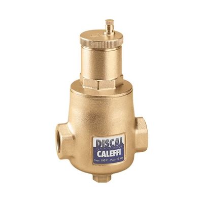 CALEFFI - 551 DISCAL® DISAERATORE CON ATTACCHI FILETTATI FEMMINA E SCARICO 3/4” 551005