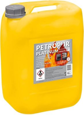 TECNOAIRSYSTEM  PETROPUR PLATINUM PER STUFE A COMBUSTIBILE LIQUIDO INODORE 18 LITRI - CB16PT
