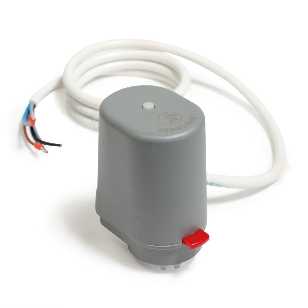 GIACOMINI - R473M TESTA ELETTROTERMICA NORMALMENTE CHIUSA CON MICROINTERRUTTORE 230 V R473MX221
