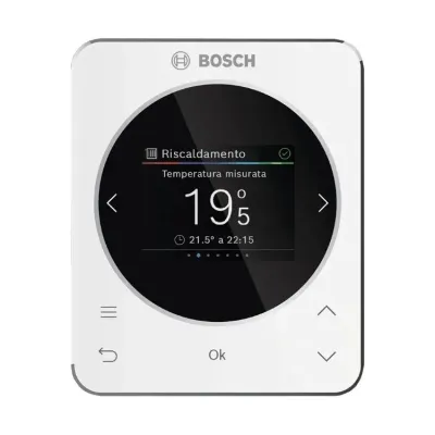 JUNKERS - BOSCH CH120 termoregolatore ambiente con funzione di termostato modulante per caldaia a condensazione codice prod: 7738112982 JUNKERS - BOSCH CH120 termoregolatore ambiente con funzione di termostato modulante per caldaia a condensazione codice prod: 7738112982