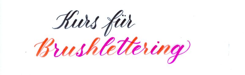 Brushlettering - Kurs Brushlettering - Kurs