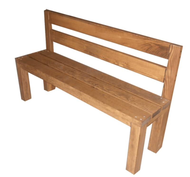 Panca CLASSICA con schienale 150 cm
