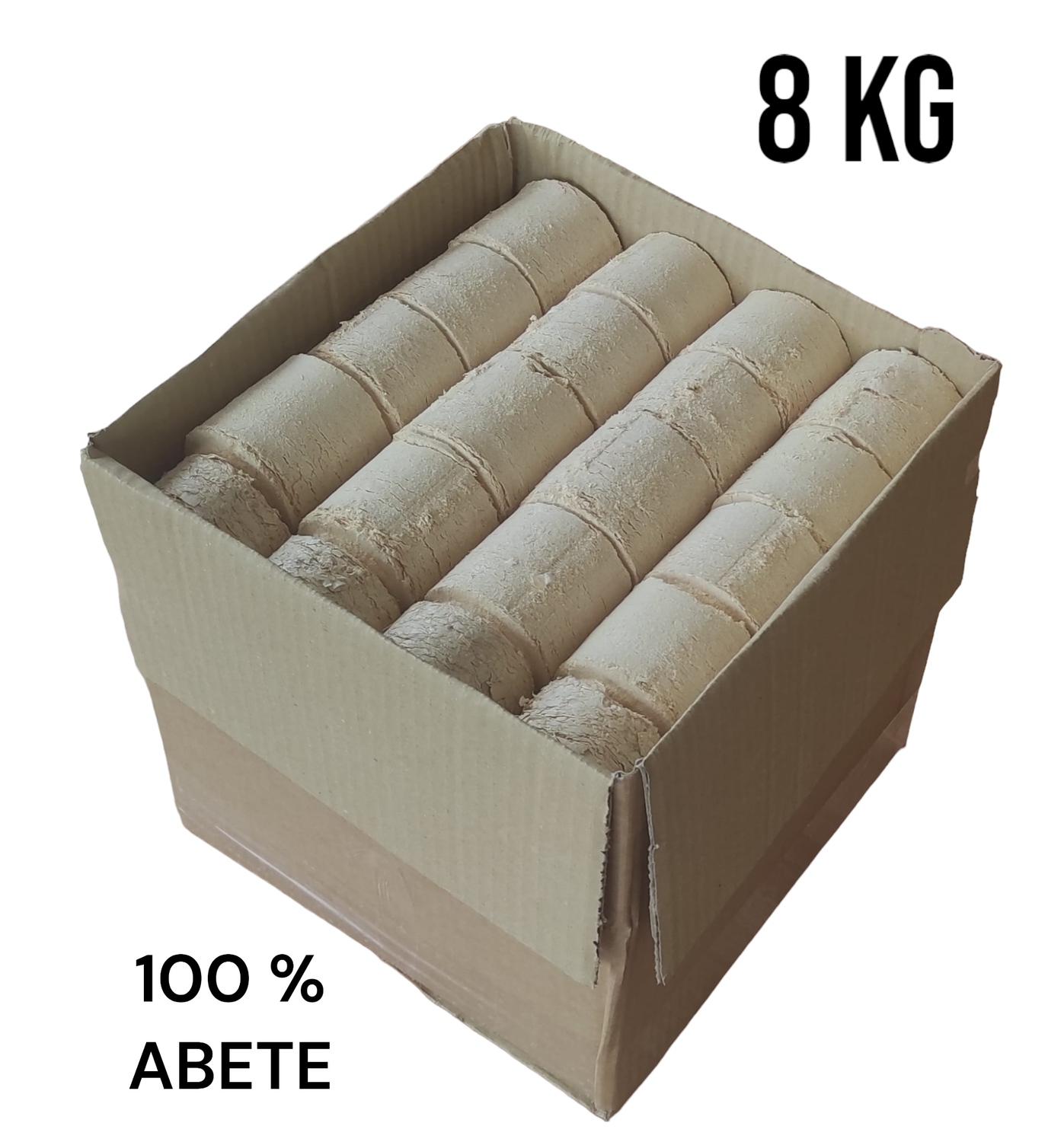 Bricchetto 100% abete  8 KG