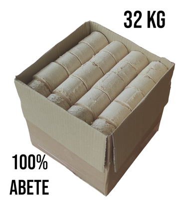 Bricchetto 100% abete  32 KG