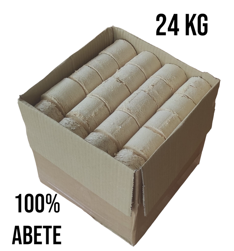 Bricchetto 100% abete  24 KG