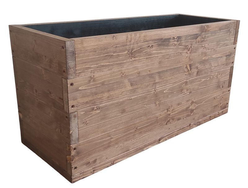 Fioriera MELISSA con catramina 100x40x50h