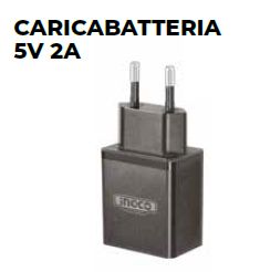 CARICABATTERIA 5V 2A