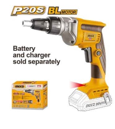 AVVITATORE PER CARTONGESSO A BATTERIA 20V NUDO