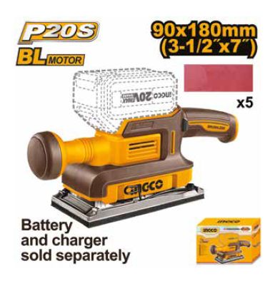 LEVIGATRICE A BATTERIA BRUSHLESS 90X180MM NUDA