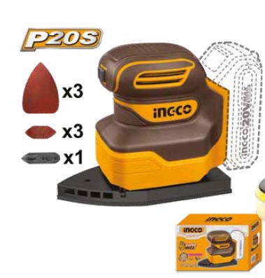 LEVIGATRICE PALMARE 20V A BATTERIA NUDO