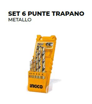 SET 6 PUNTE TRAPANO