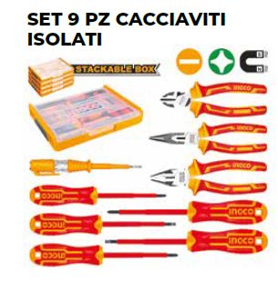 SET 9 PZ CACCIAVITI ISOLATI
