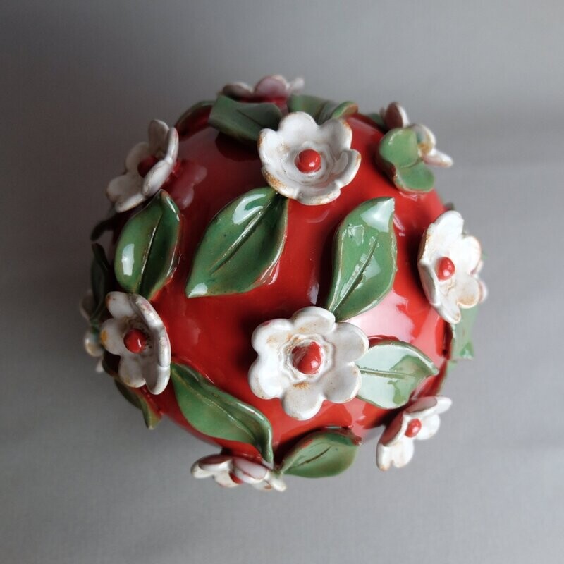 Gartenkugel "rot"