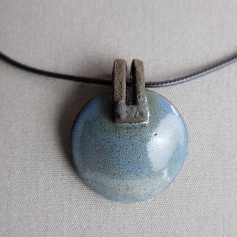 Schmuck Medaillon "blau"