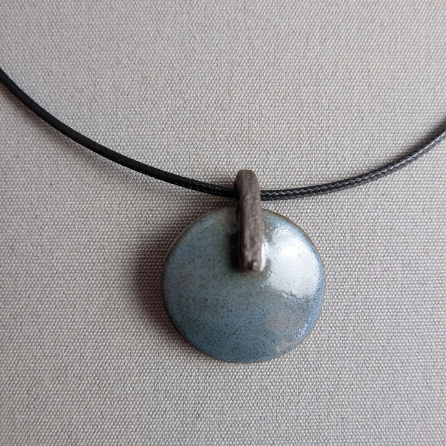 Schmuck Medaillon "blau"