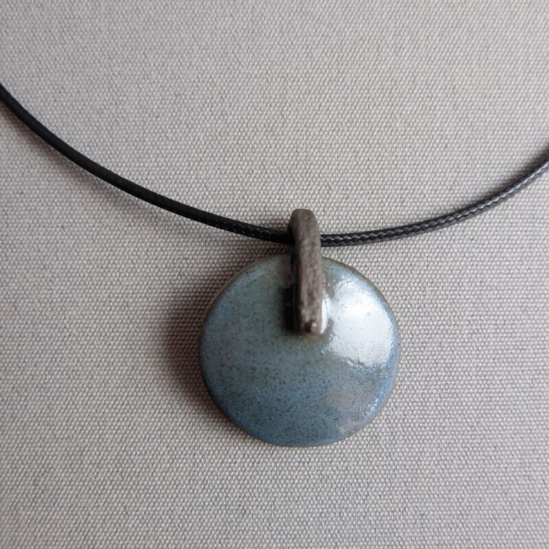 Schmuck Medaillon "blau"