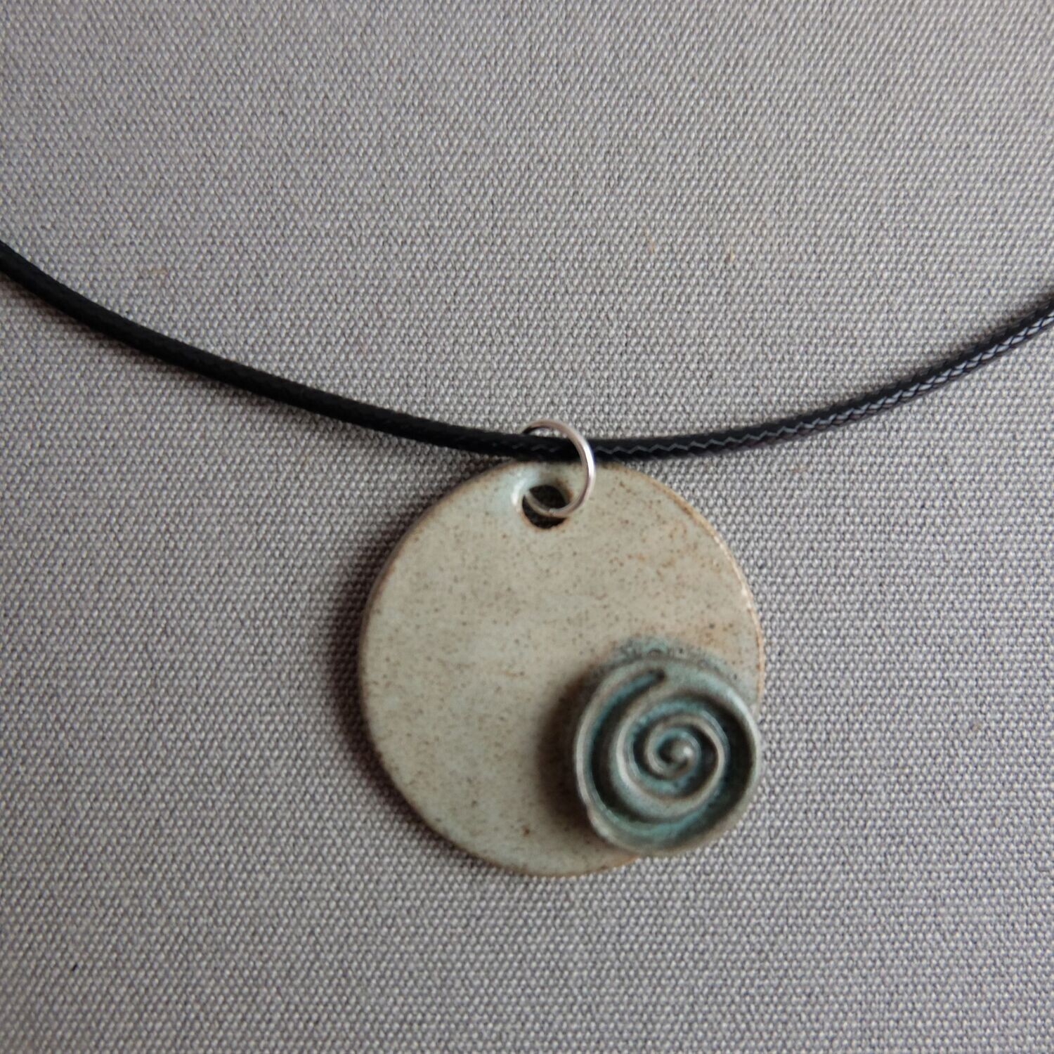 Schmuck Medaillon "mint/grün"