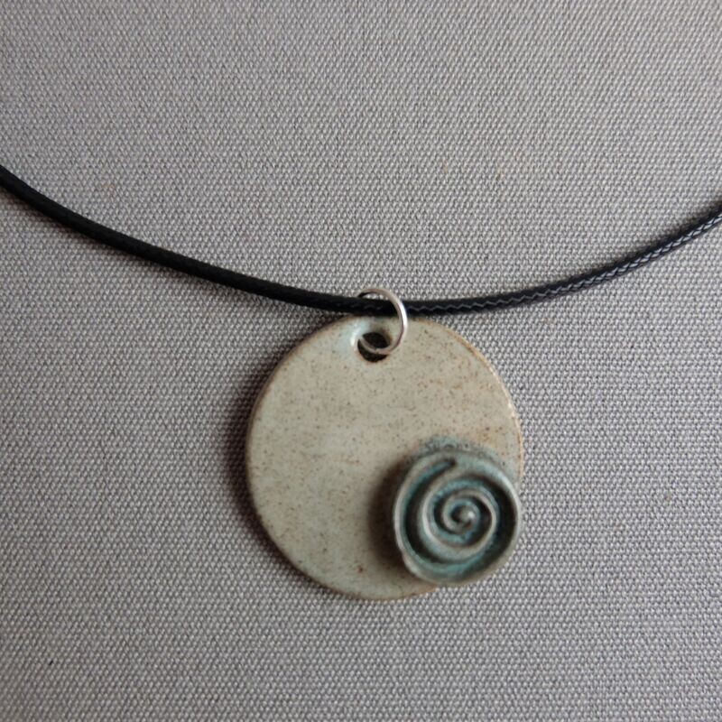Schmuck Medaillon "mint/grün"