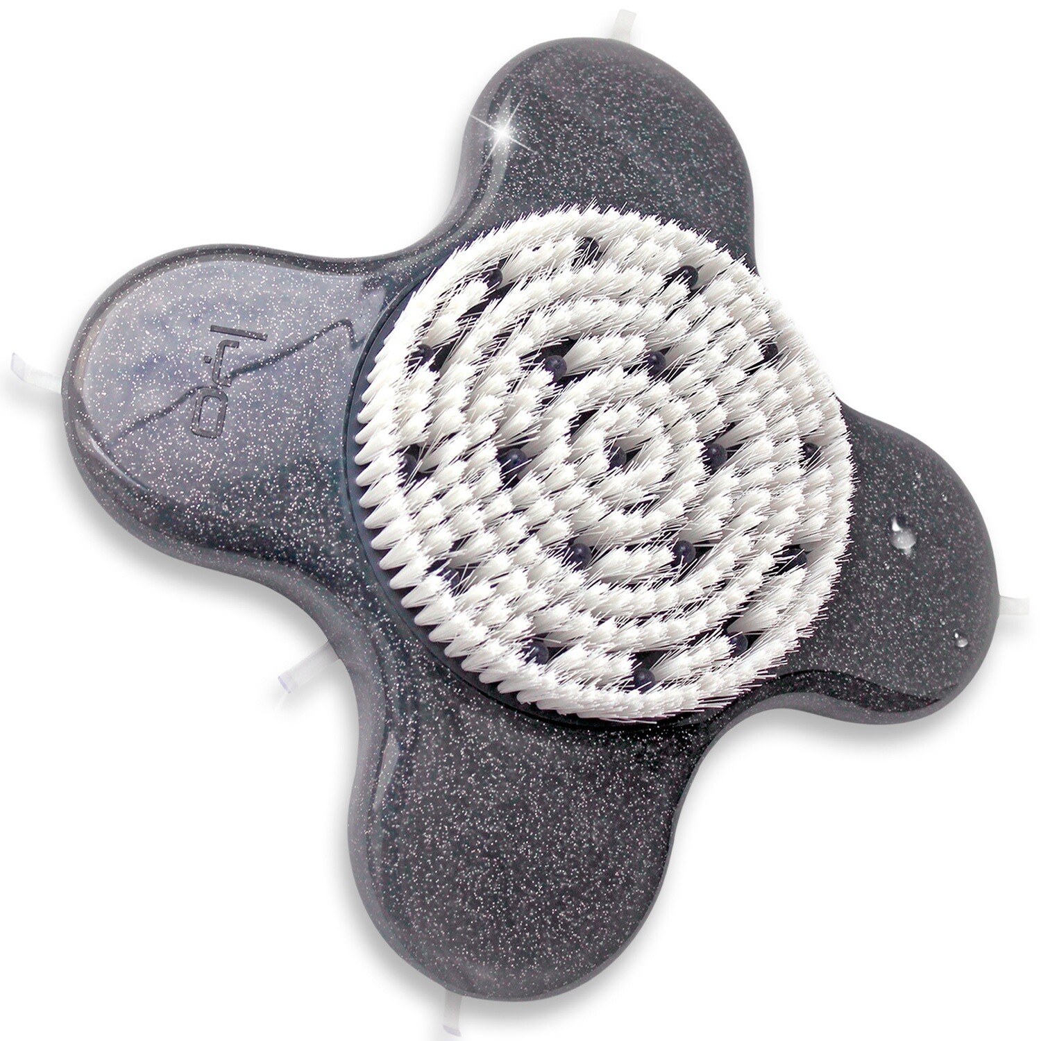 Shower Foot Scrubber Massage Brush GRAY SPACE