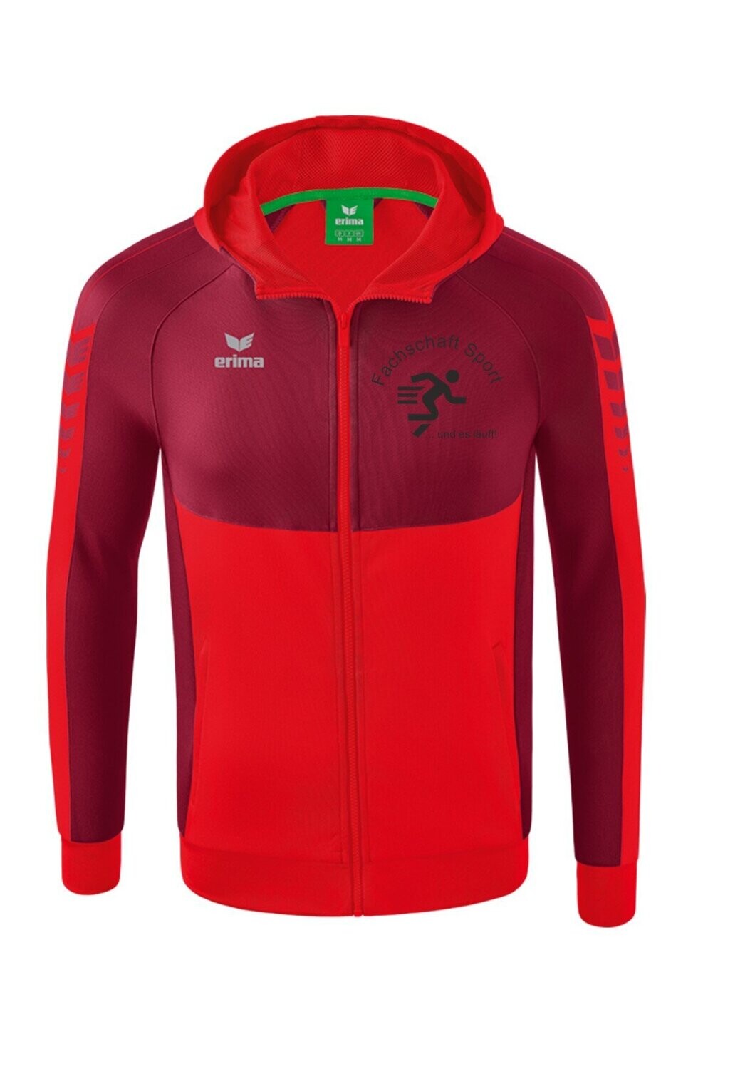 SIX WINGS TRAININGSJACKE MIT KAPUZE
ROT/BORDEAUX