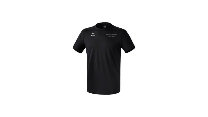 Funktions Teamsport T-Shirt schwarz