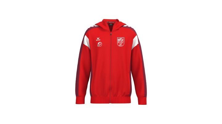 CELEBRATE 125 Training Jacket with hood red/new bordeaux CELEBRATE 125 Training Jacket with hood red/new bordeaux