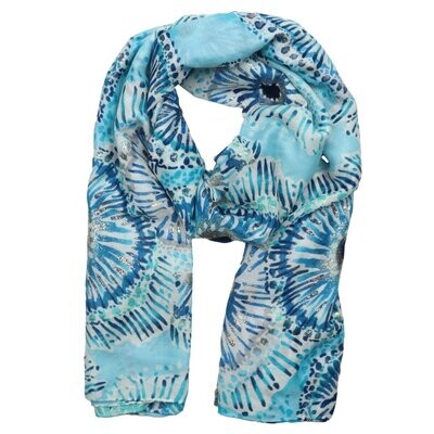 Dandelion Blue mix scarf