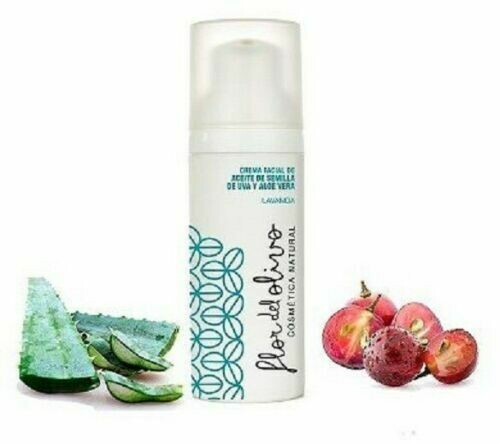Flor de Olivo Crema Facial Reafirmante de Semilla de Uva y Aloe Vera