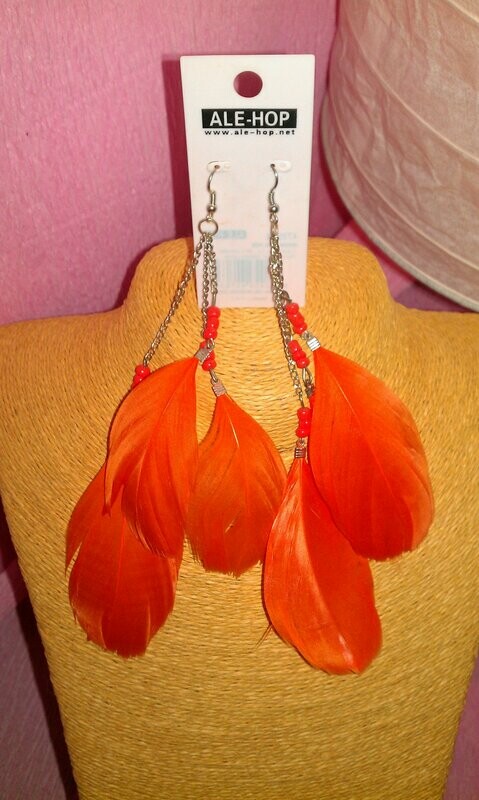 Pendientes De Plumas De ALE-HOP