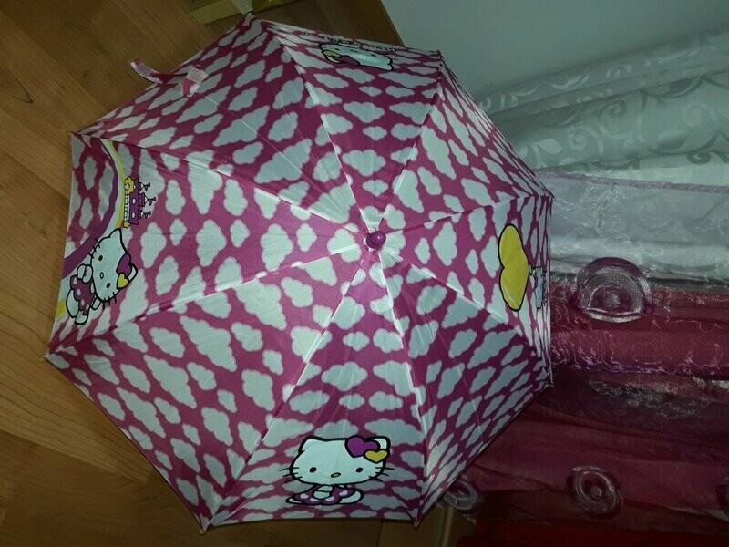 Paraguas de HELLO KITTY Rosa niña