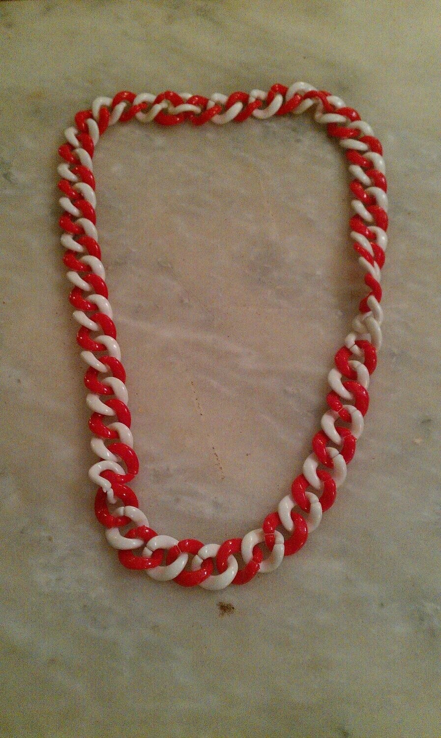 Collar AMISHADASHOP Rojo/Blanco