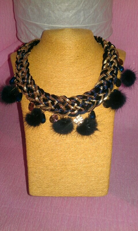 Collar AMISHADASHOP Azul Marino