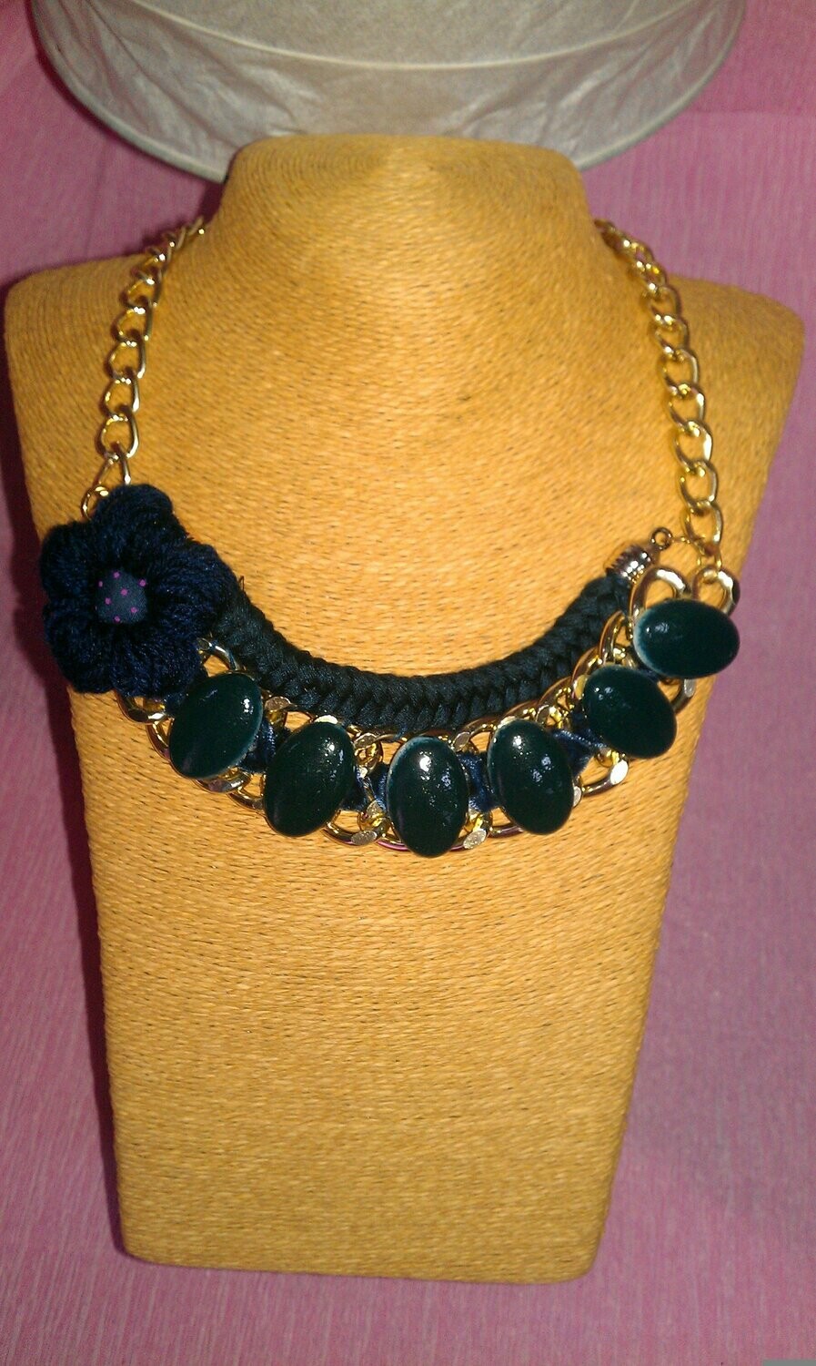 Collar AMISHADASHOP Azul Marino