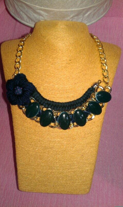 Collar AMISHADASHOP Azul Marino