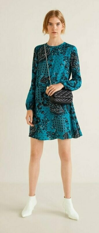 Vestido Banda De MANGO VERDE