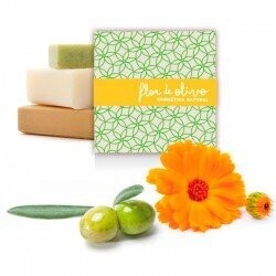 FLOR DEL OLIVO Jabón de Oliva, Caléndula y Aloe Vera