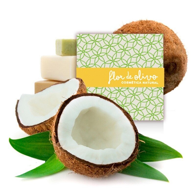 FLOR DEL OLIVO Jabón natural de coco
