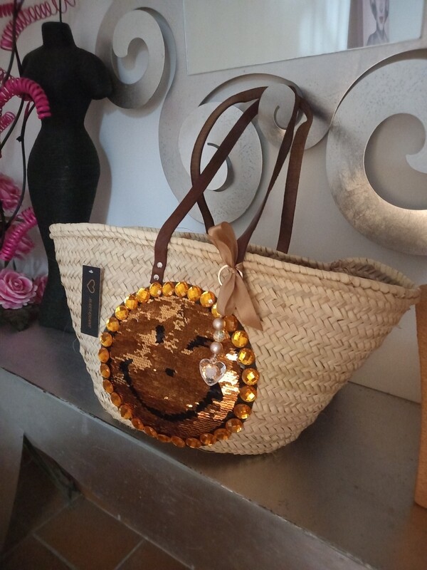 Bolso Esparto de Martajeans, Pedrería!!!