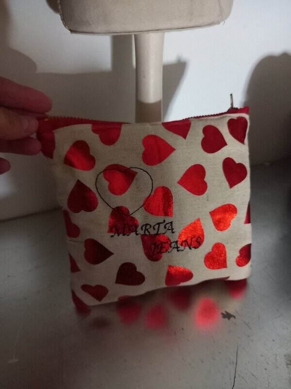 Neceser Martajeans  T.M  Estampado CON BORDADO !!