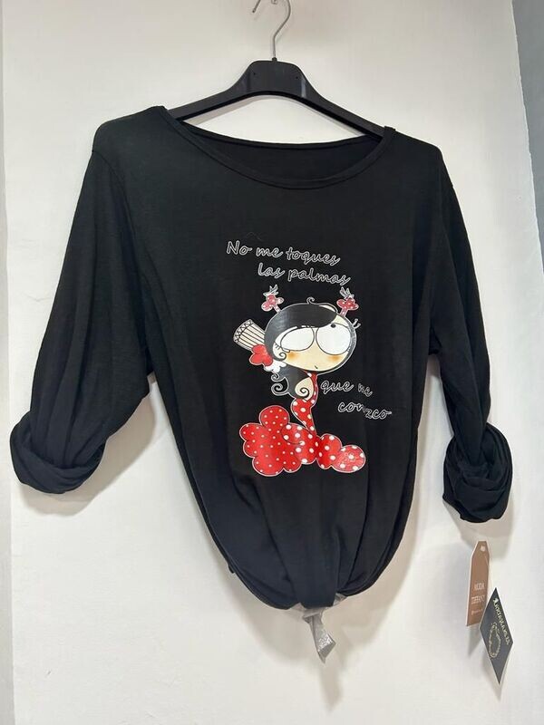 Camiseta MARTAJEANS Estampada, Talla ÚNICA!!!!