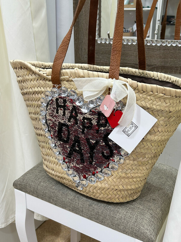 Bolso Esparto de Martajeans, Pedrería!!!