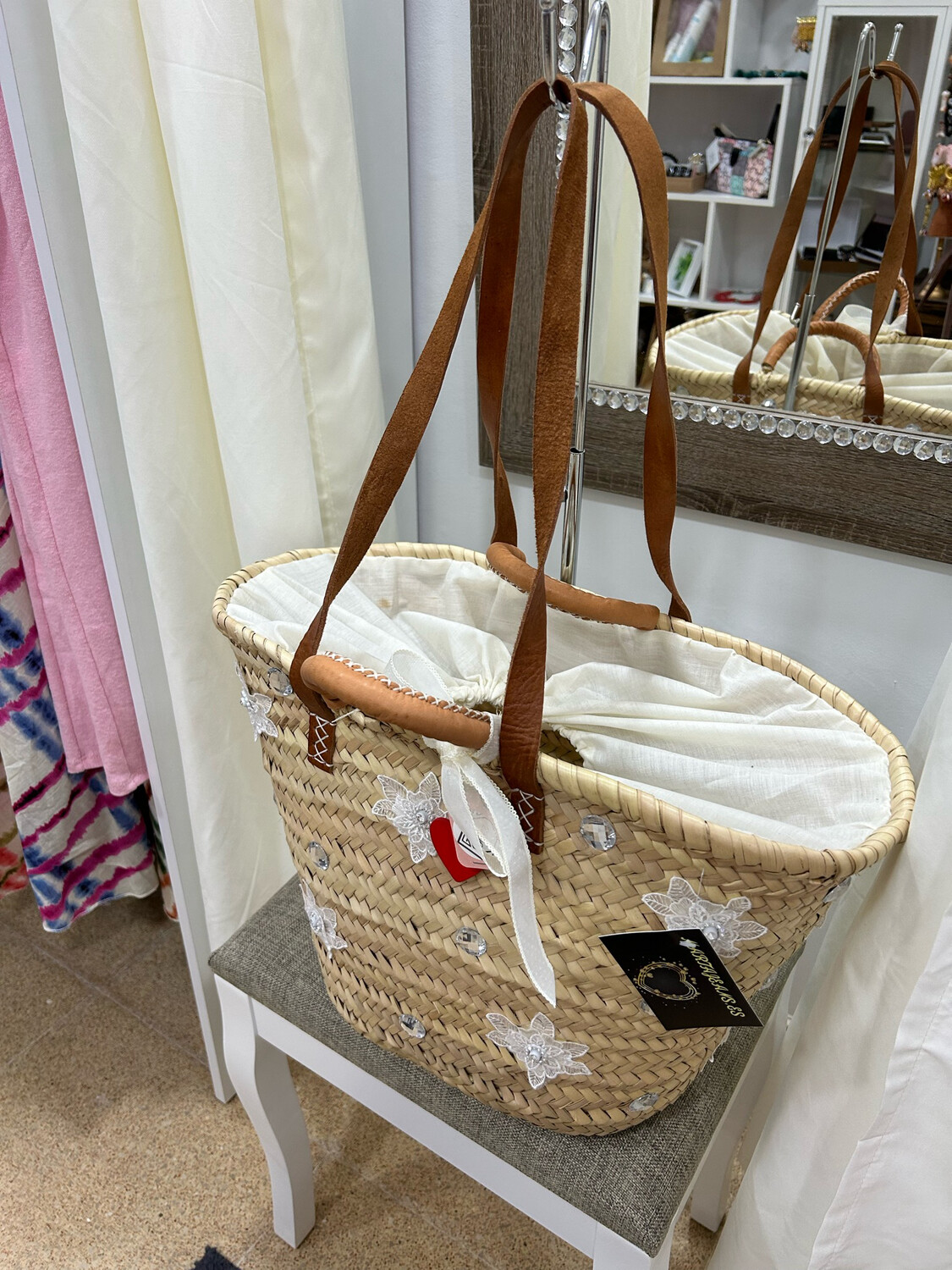 Bolso Esparto de Martajeans, Pedrería!!!